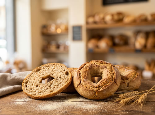 Frise di grano duro pugliesi, biscottate al forno